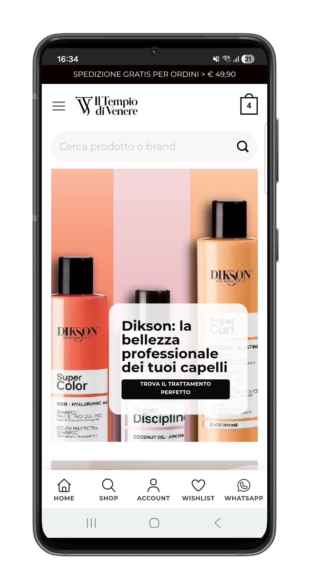Anteprima app Il Tempio di Venere